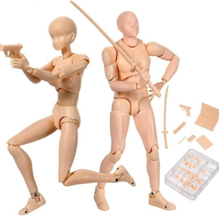 Action Figures Body Kun DX And Body Chan DX Figure Models For Artist