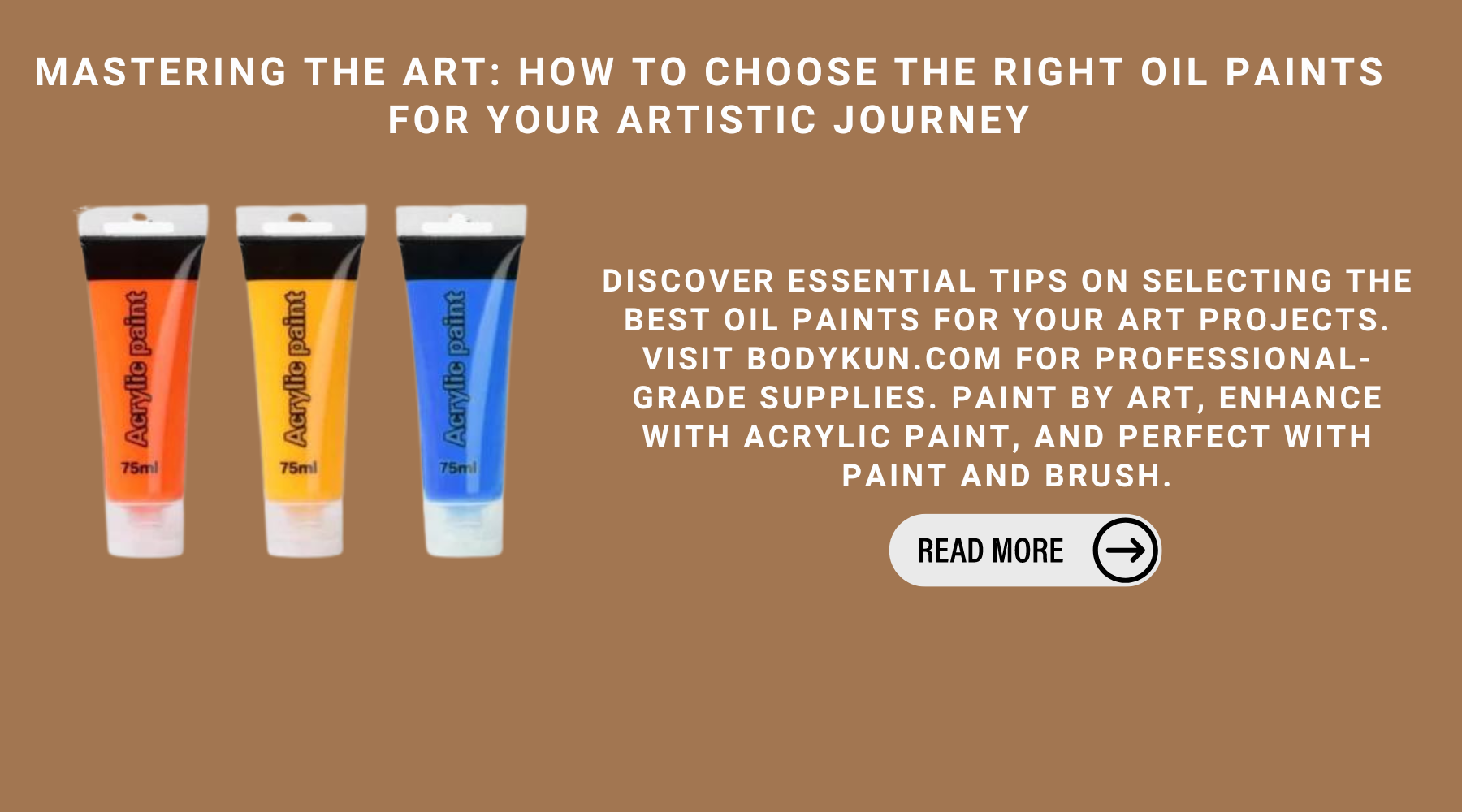 Mastering the Art: How to Choose the Right Oil Paints For Your Artistic Journey