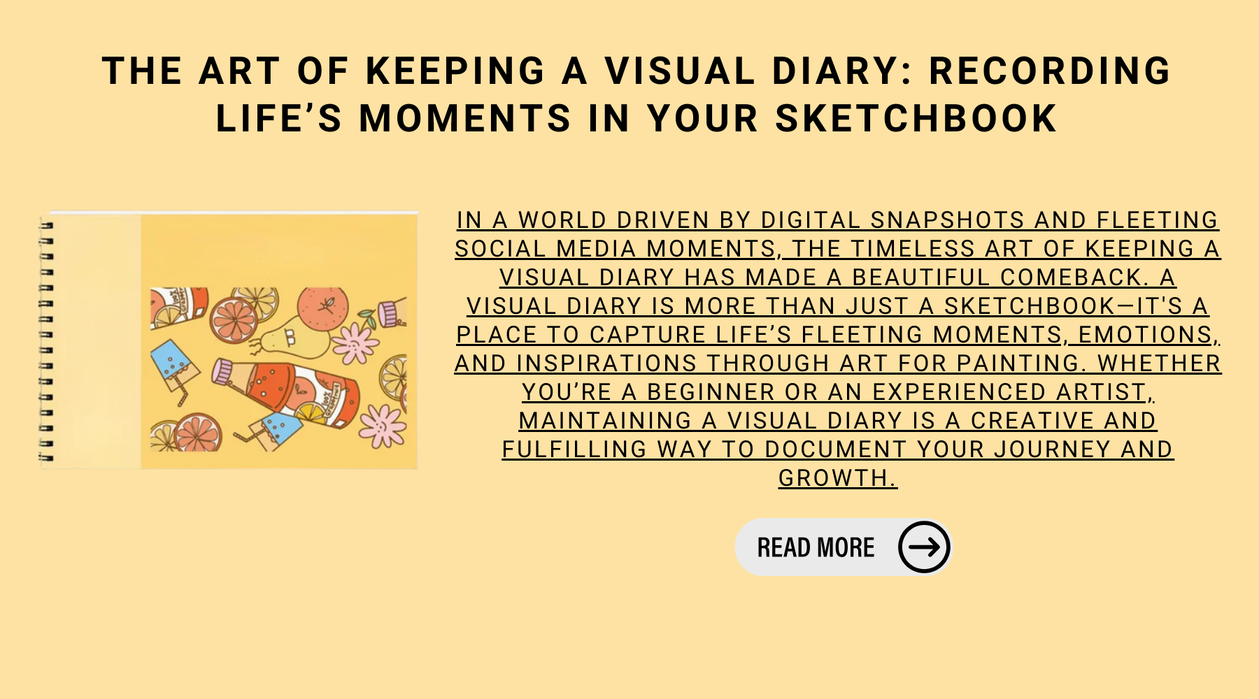 The Art Of Keeping A Visual Diary: Recording Life’s Moments In Your Sketchbook