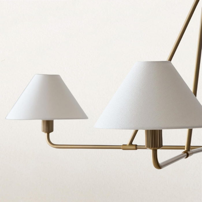 4 Light Pendant Fixture Modern Minimalist Chandelier