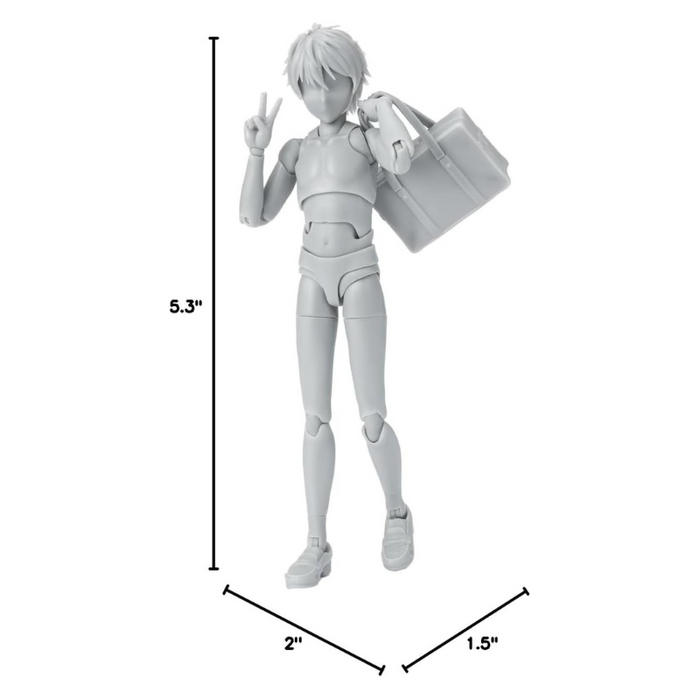 Artist Gray Mannequin School Life Poseable Figures With Accessories