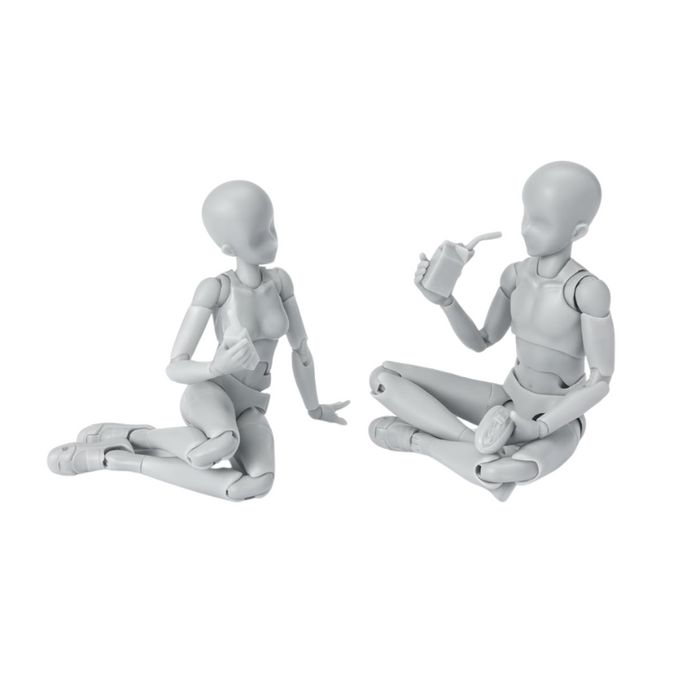 Artist Gray Mannequin School Life Poseable Figures With Accessories