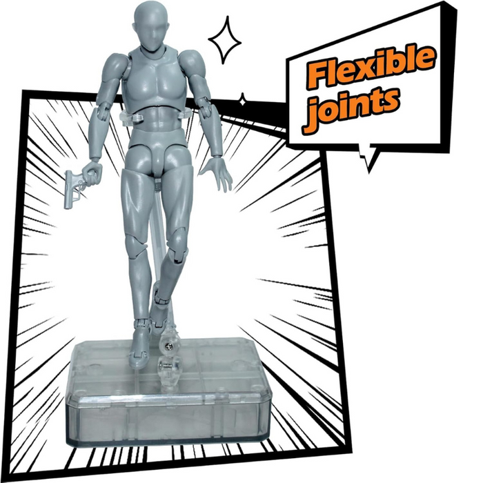 Action Figures Body Kun Artist Mannequin With Sword For Animation