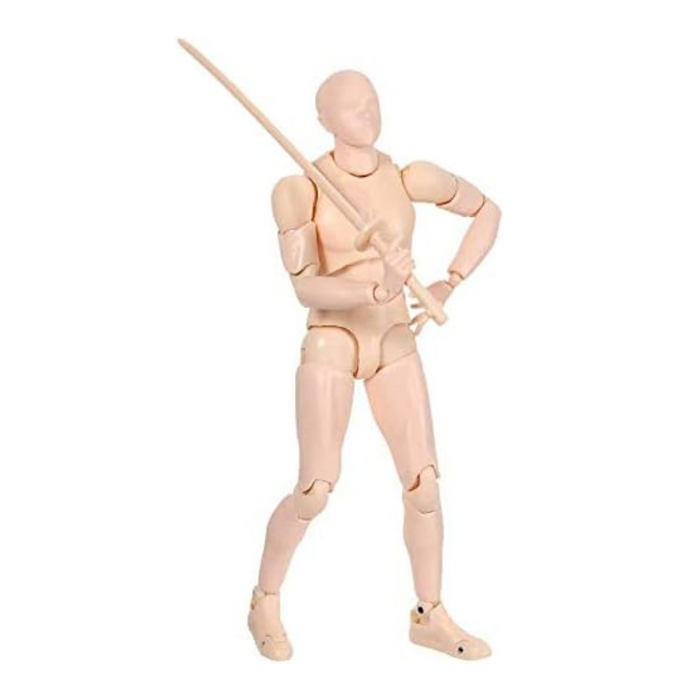 Action Figures Body Kun Artist Mannequin With Sword For Animation