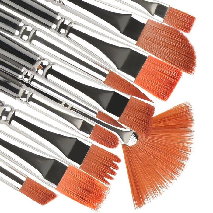 12PCs Multi-functional Brush For Acrylic Oil Painting