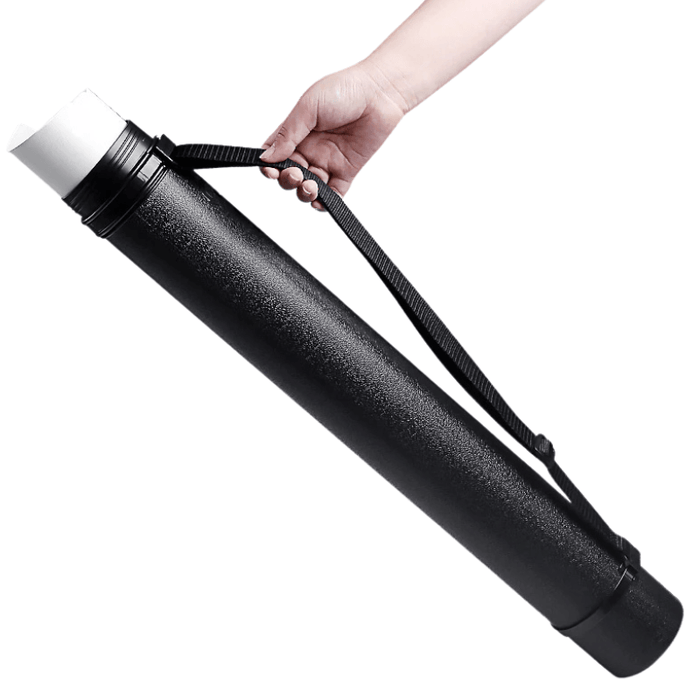 Expandable Document Storage Tube With Carrying Bag