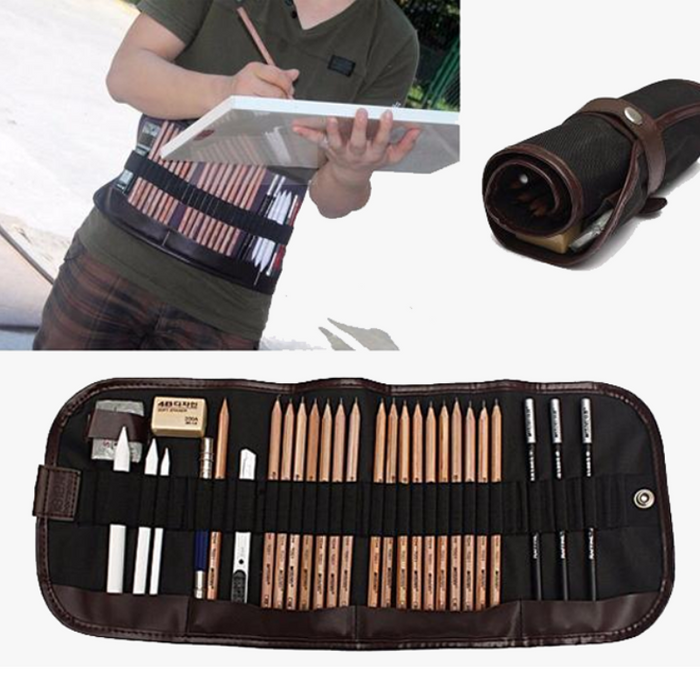 Complete Drawing and Illustration Case - Tools Included