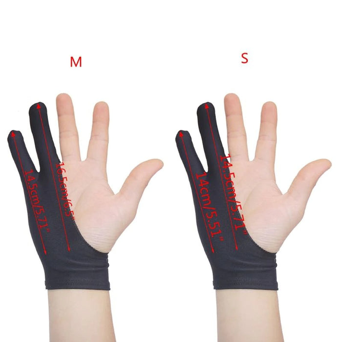 2 Fingers Drawing Glove Anti-Fouling