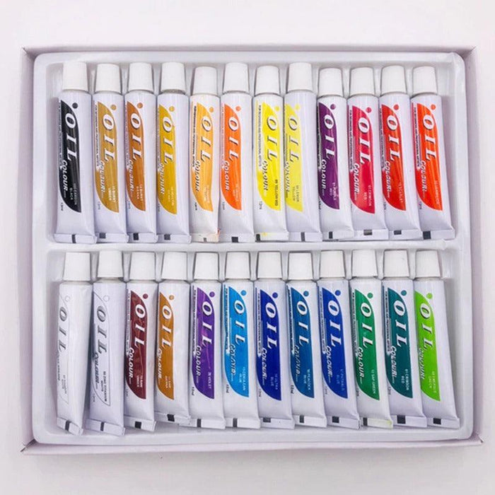 24 Pieces Professional Tube Oil Paints