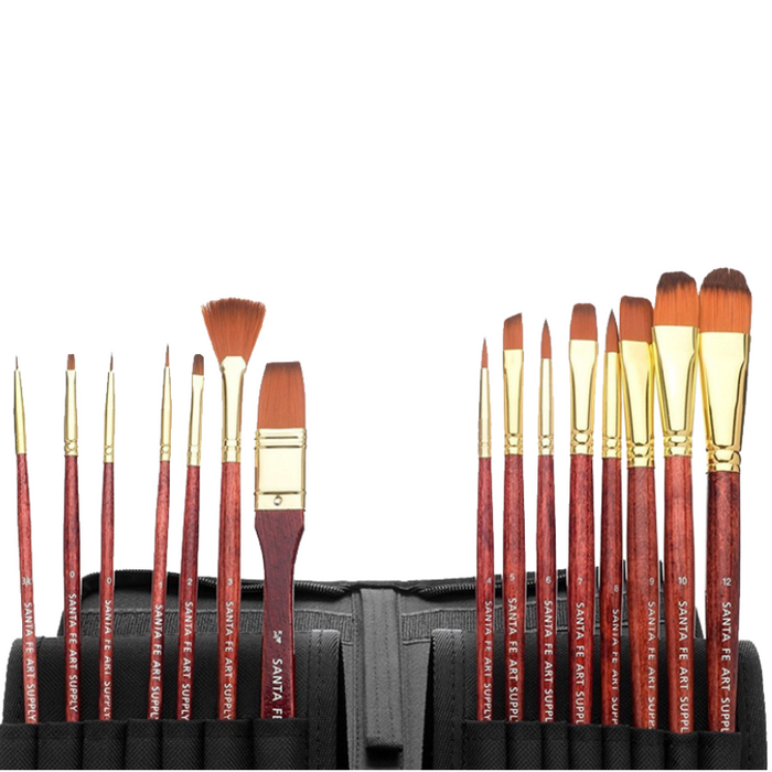 Artist Paintbrush Set - 15 Brushes