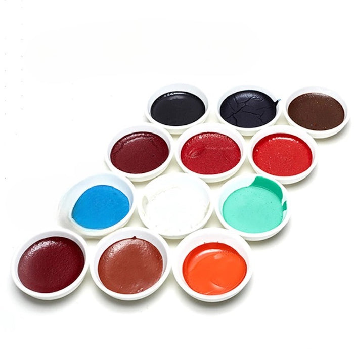 12 Color Mineral Plant Painting Pigments Set