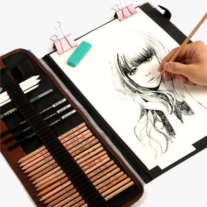 Complete Drawing and Illustration Case - Tools Included