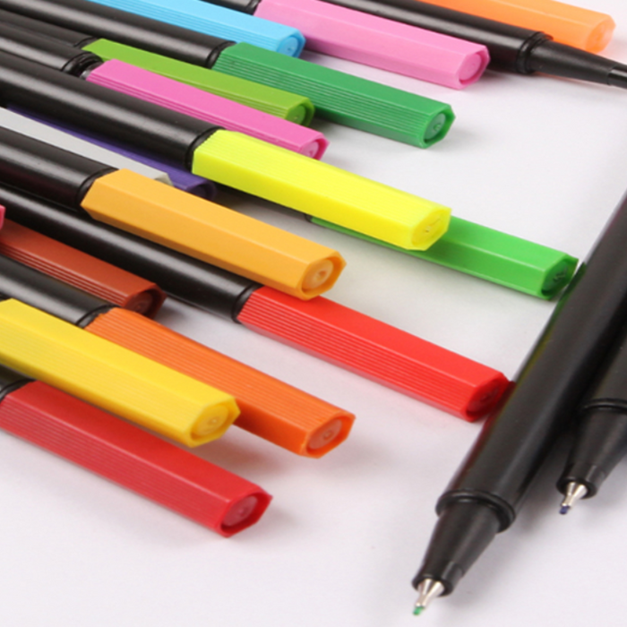 24 Colors Fineliner Drawing Pens
