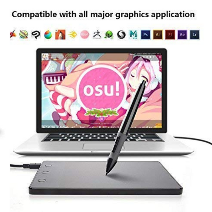 4-Inch Digital Graphics Drawing Tablet