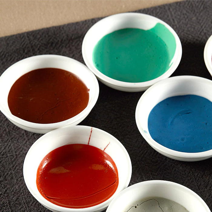 12 Color Mineral Plant Painting Pigments Set