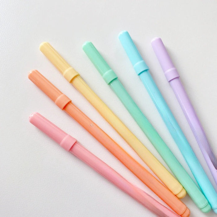 6PCs Brush Pastel Pen Set
