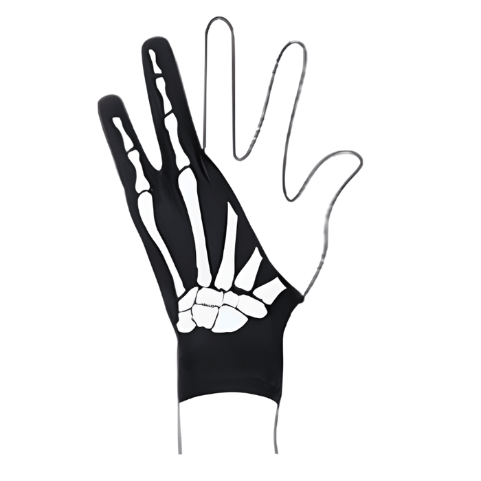 Skeleton Design Two-Finger Anti-Fouling Glove