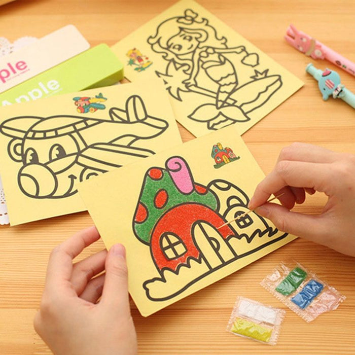Coloring Sand Painting Craft Set