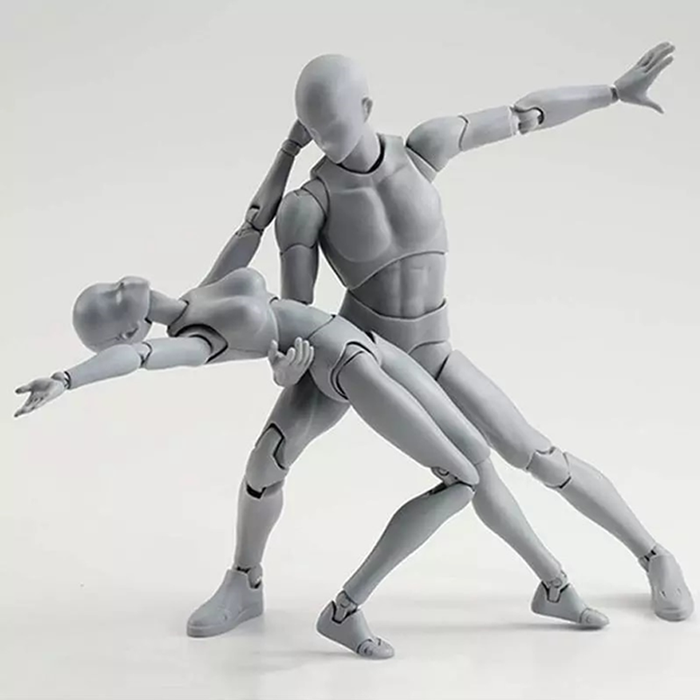 Body Kun and Body Chan Model Figures for Artists